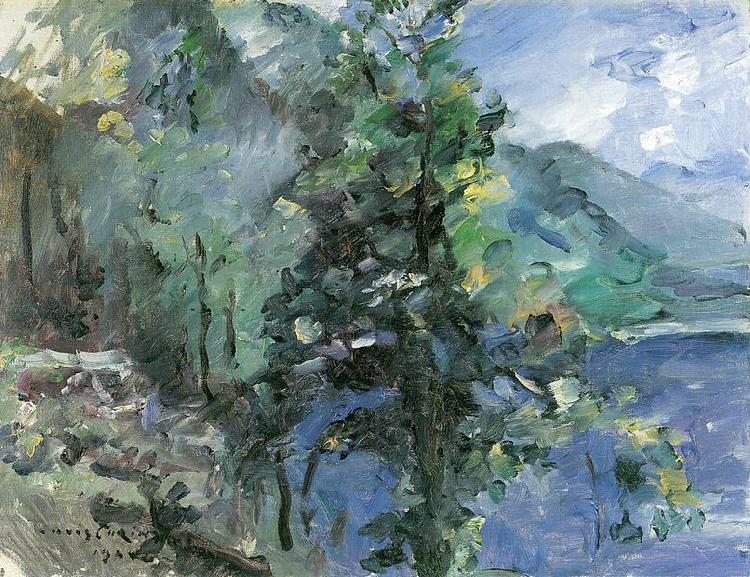 Lovis Corinth Walchensee mit Abhang des Jochberges Germany oil painting art